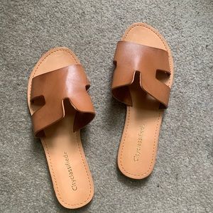 Brown summer sandals